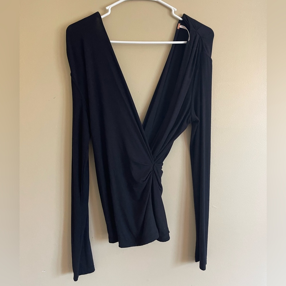Free People wrap shirt